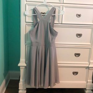 Lulus grey skater dress